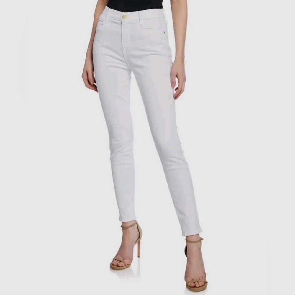 Frame Women's White Ankle Le High Waist Skinny Denim Jeans Pants Size 30 $190